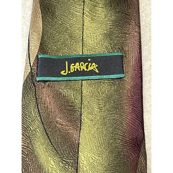 J Garcia Duck Worm Alarm Collection Thirty Four 100% Silk Mens Necktie 59x4 - Picture 3 of 8